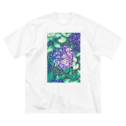 紫陽花 ビッグシルエットTシャツ