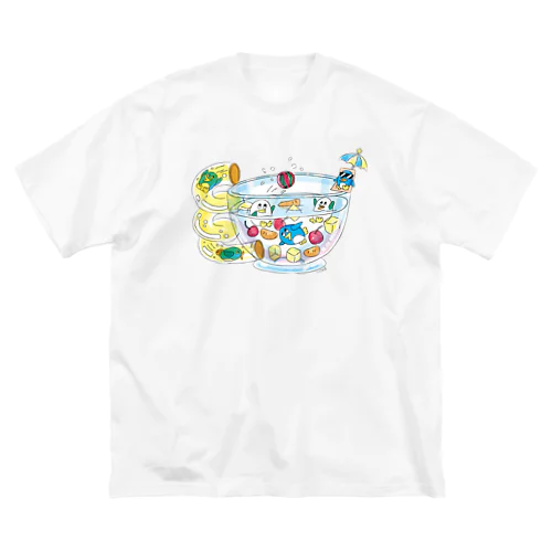 ペンギンとフルーツポンチ Big T-Shirt