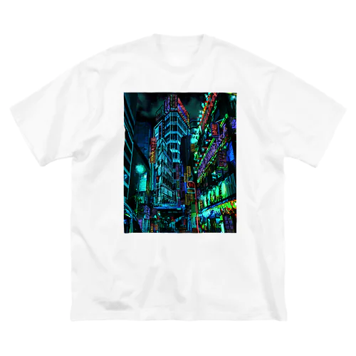 cyberpunk  tokyo ビッグシルエットTシャツ