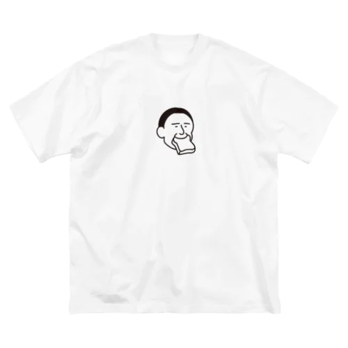 食パンくわえおじさん ビッグシルエットTシャツ