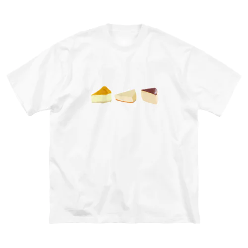 ３種のチーズケーキ  ビッグシルエットTシャツ