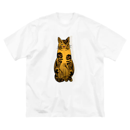 Cat and Boners ビッグシルエットTシャツ