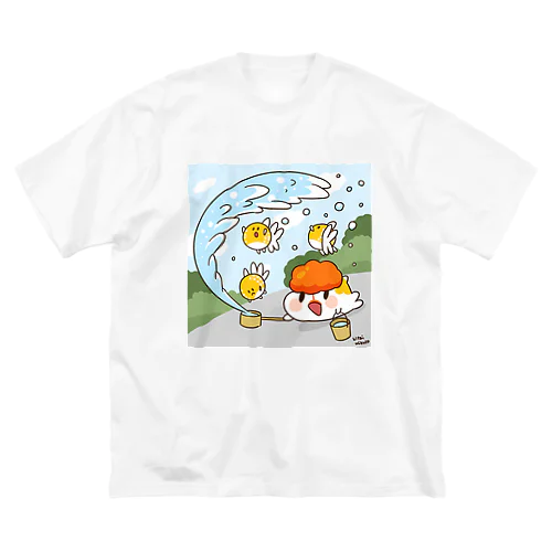 打ち水 ビッグシルエットTシャツ