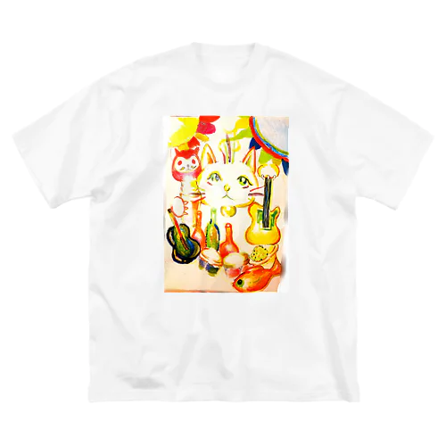 招き猫！ Big T-Shirt