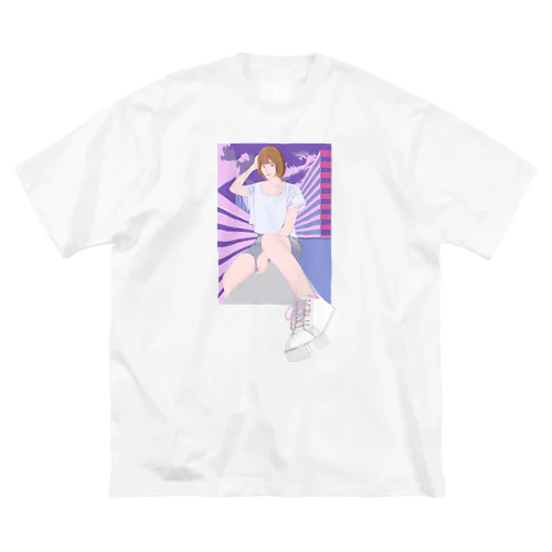 Girl 3D ビッグシルエットTシャツ