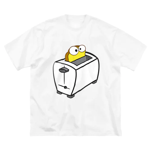 Yellow toast ビッグシルエットTシャツ