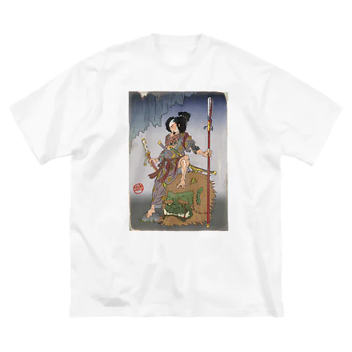 "武者絵" 2-#1 ビッグシルエットTシャツ