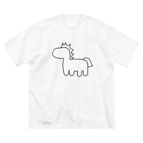 うまT「無色」 ビッグシルエットTシャツ