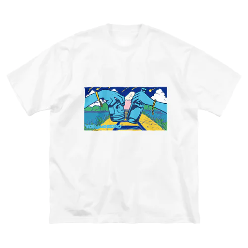 週末の夜はカンパイ Big T-Shirt