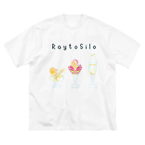 ロイトシロドットパフェ。 ビッグシルエットTシャツ