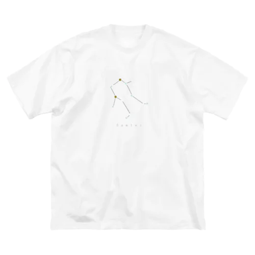 星座シリーズ　ふたご座　双子座　グッズ ビッグシルエットTシャツ