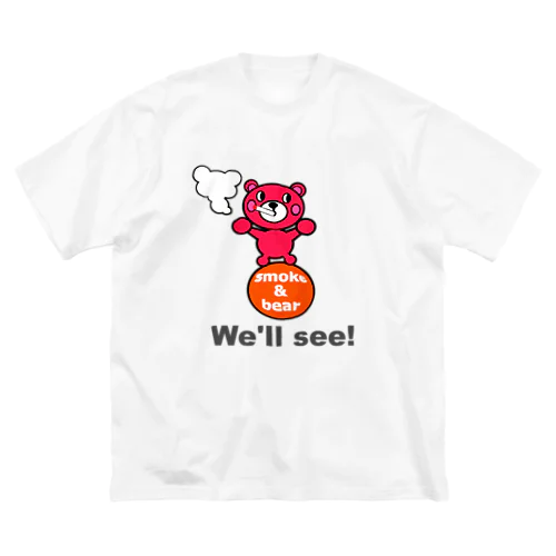 玉のりモクモックマ ピンク Big T-Shirt