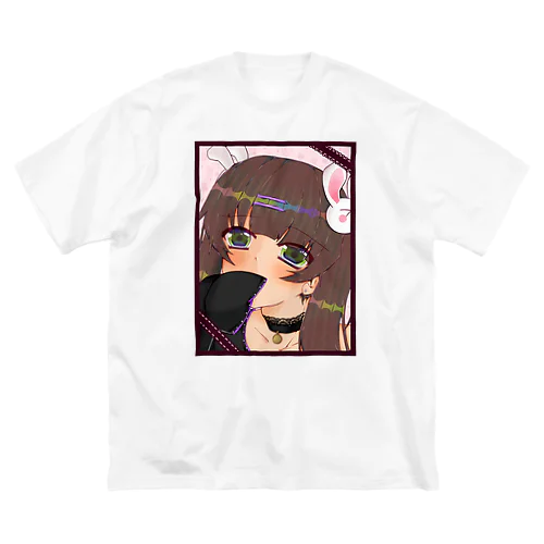 うさぎっ娘のヒミツ ビッグシルエットTシャツ