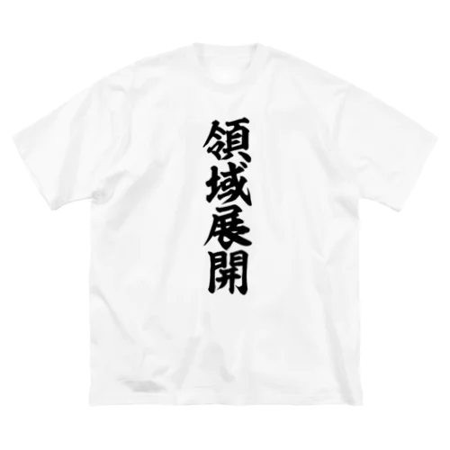 領域展開 ビッグシルエットTシャツ