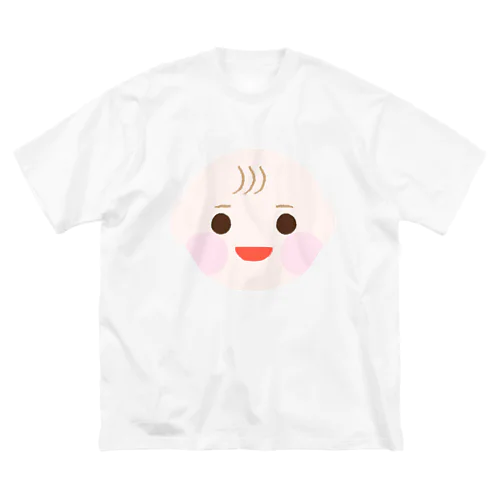 赤ちゃんが笑ったり泣いたりします ビッグシルエットTシャツ