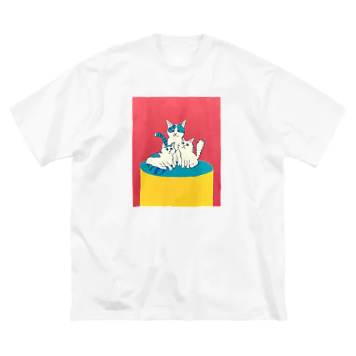 猫遊亭一門 ビッグシルエットTシャツ