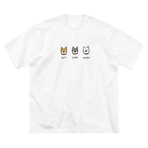 shiba shiba shiba ビッグシルエットTシャツ