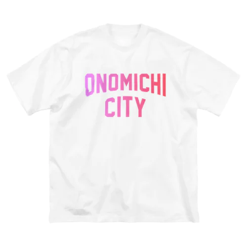 尾道市 ONOMICHI CITY ロゴピンク ビッグシルエットTシャツ