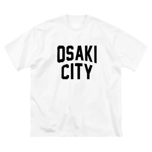 大崎市 OSAKI CITY　ロゴブラック ビッグシルエットTシャツ