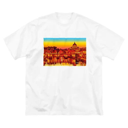 イタリア ローマの夕暮れ Big T-Shirt