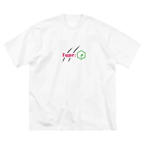 Type:P 「ロゴ」モデル ビッグシルエットTシャツ