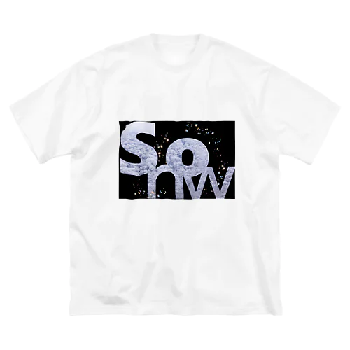 SNOW ビッグシルエットTシャツ