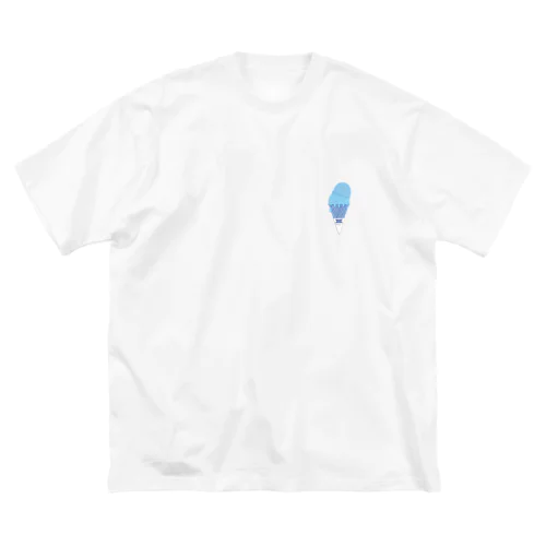 あいすT（しろβ） ビッグシルエットTシャツ