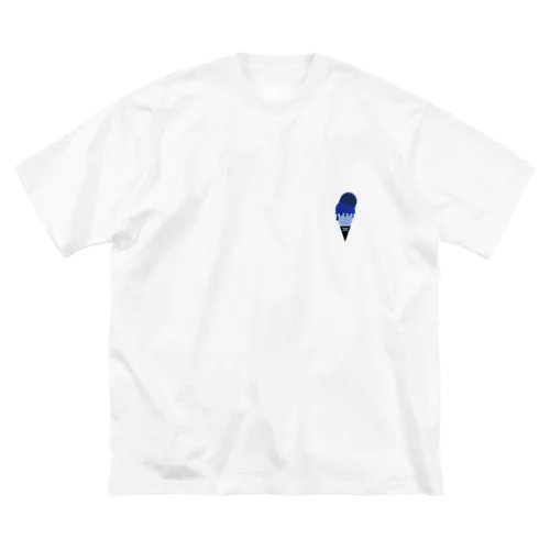 あいすT（しろα） ビッグシルエットTシャツ