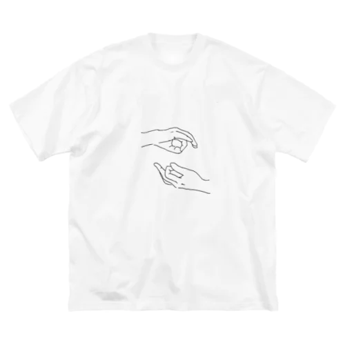 蟹座の手 ビッグシルエットTシャツ