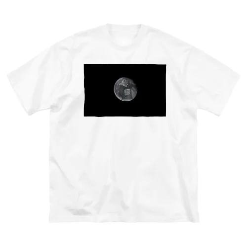 moon face tee ビッグシルエットTシャツ