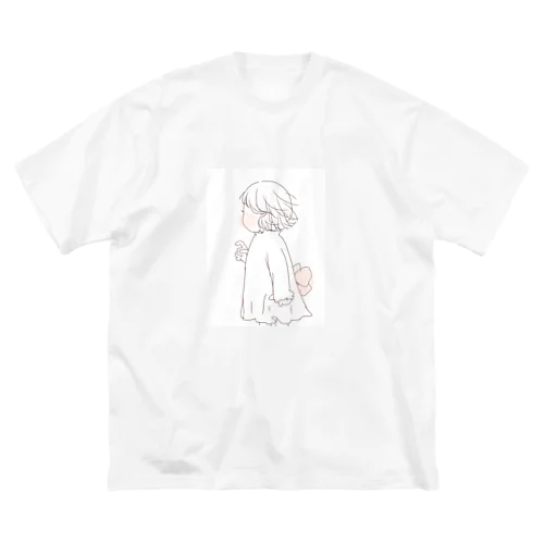 かわいいほっぺ ビッグシルエットTシャツ