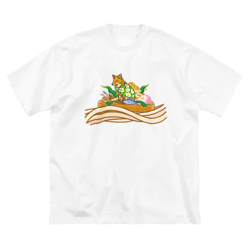 きつねうどん ビッグシルエットTシャツ