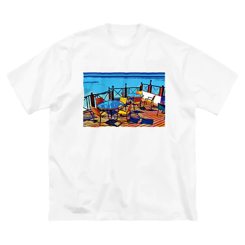 海沿いのレストラン Big T-Shirt