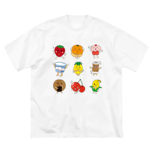 おやつたーべよ ビッグシルエットTシャツ