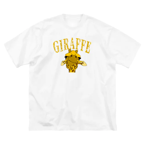 Giraffe university ビッグシルエットTシャツ