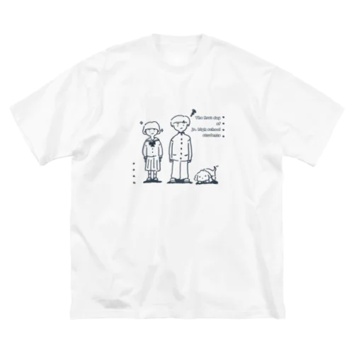 中学生初日（淡色） ビッグシルエットTシャツ