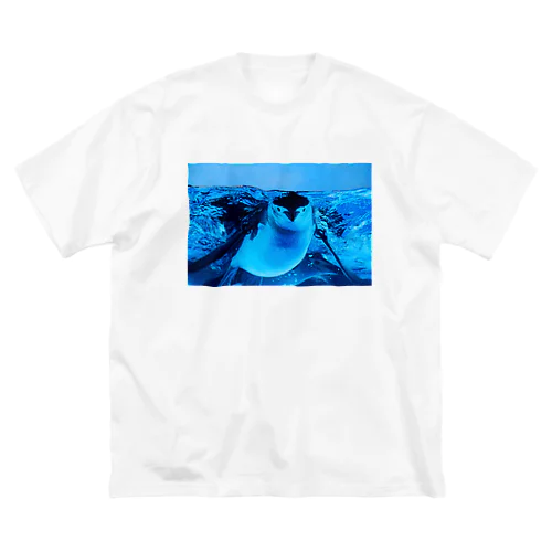 ヒゲペンギン　写真　リアル Big T-Shirt