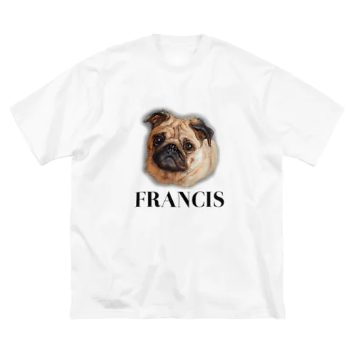 Francis #2 [Francis the pug] ビッグシルエットTシャツ