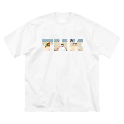 ハイビスカス ビッグシルエットTシャツ