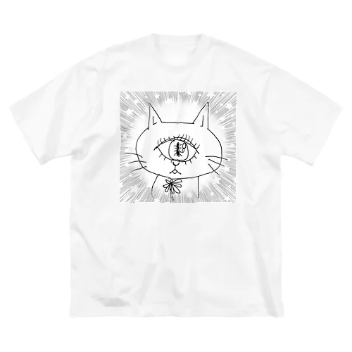 ひとひとねこ ビッグシルエットTシャツ