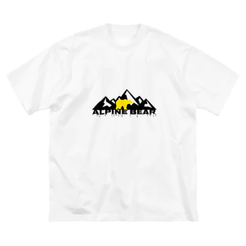 alpine bear ビッグシルエットTシャツ