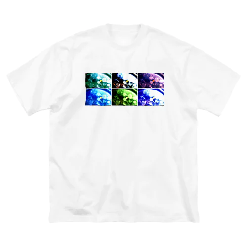 氷中花モザイク Big T-Shirt