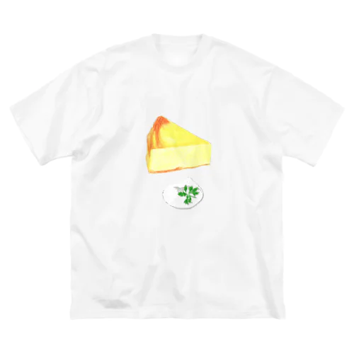 ベイクドチーズケーキ ビッグシルエットTシャツ