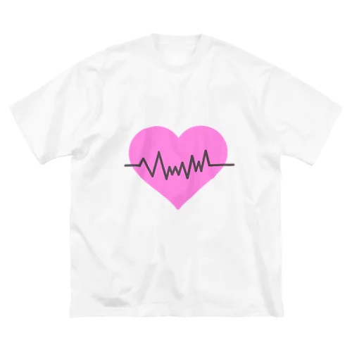 Heart ECG Big T-Shirt