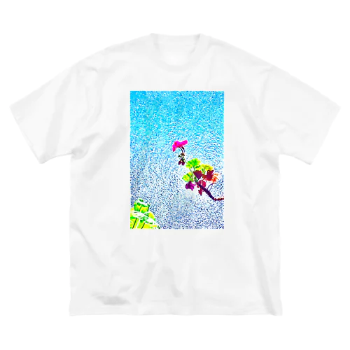 フラワー ビッグシルエットTシャツ