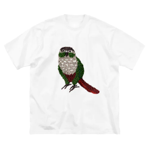 ウロコインコのマメ ビッグシルエットTシャツ