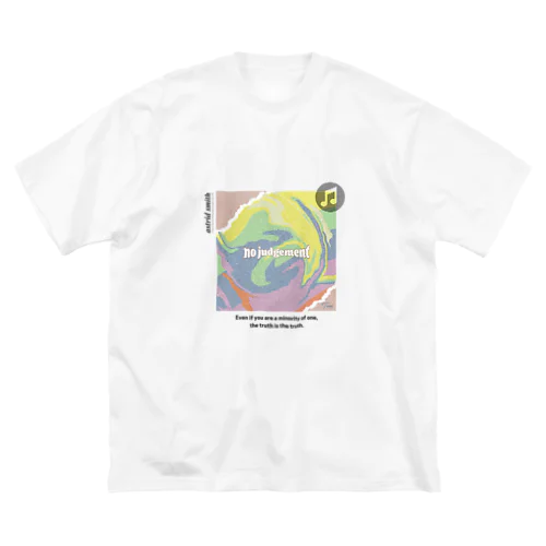 Noジャッジメント ビッグシルエットTシャツ