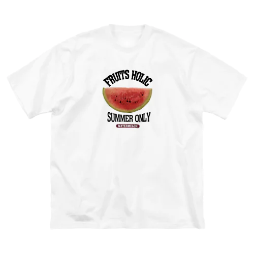 スイカ（ビンテージ風） Big T-Shirt