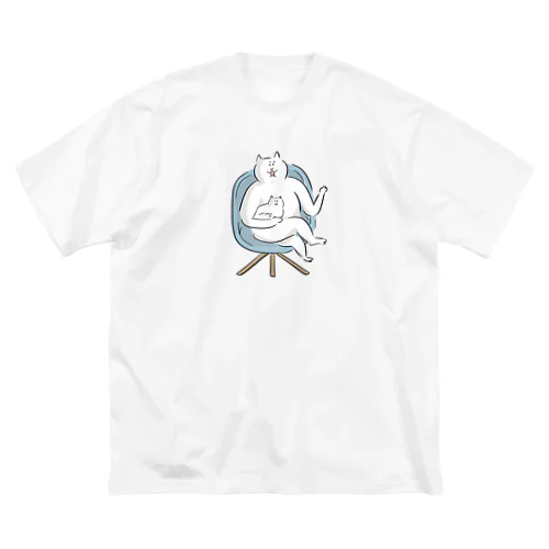 何かを熱弁する猫 Big T-Shirt