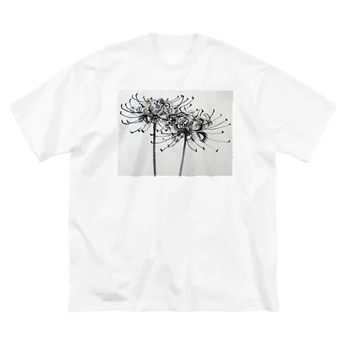 水墨・曼珠沙華 ビッグシルエットTシャツ